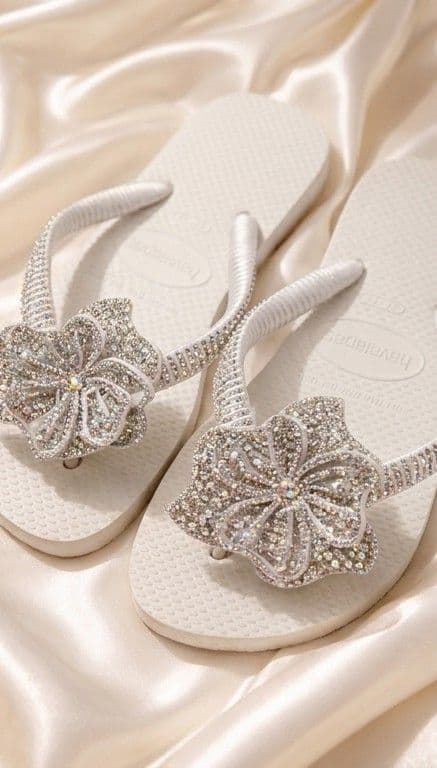 Havaiana Branca Feltro 2