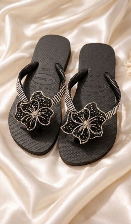Havaiana Preta Feltro