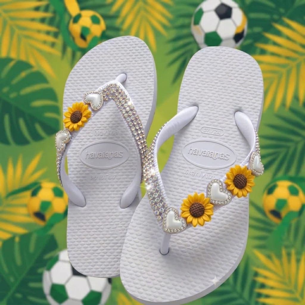 Havaiana Amarela Girassol 2