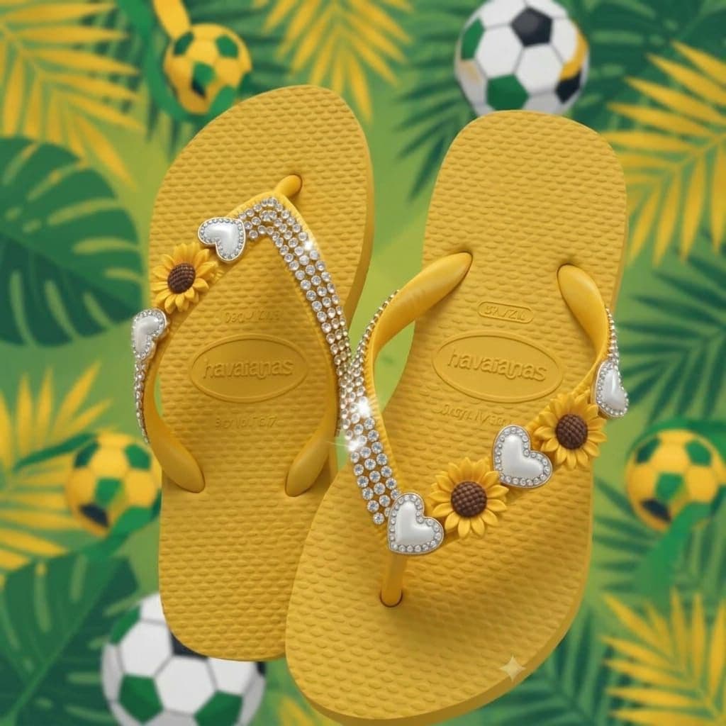 Havaiana Amarela Girassol